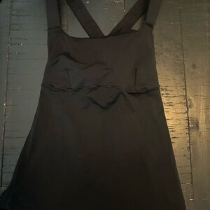 Lululemon Athletica Black Cross-Back Tank Top